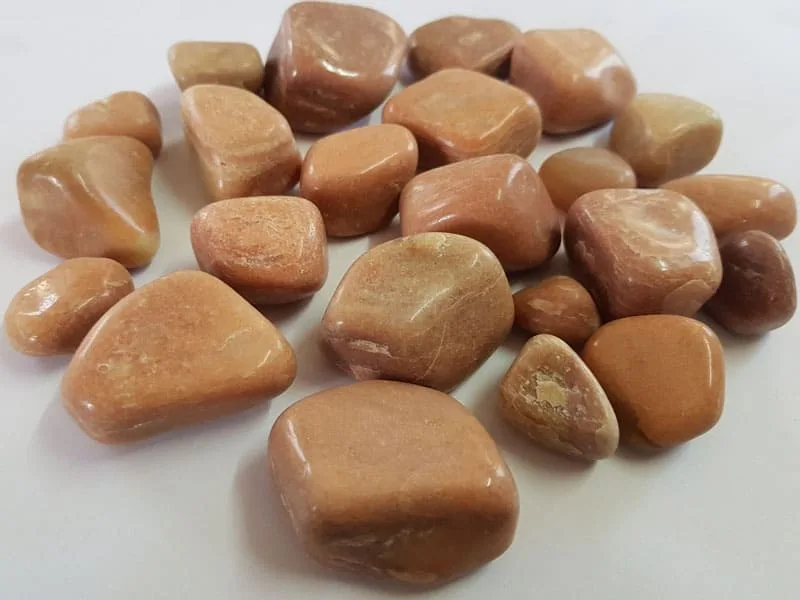 Camel Brown Agate Pebbles