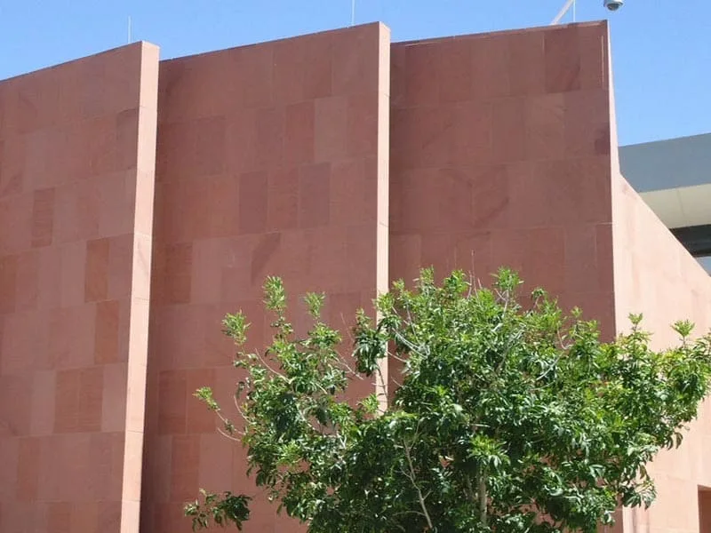 agra-red-sandstone-wall-cladding-building-project