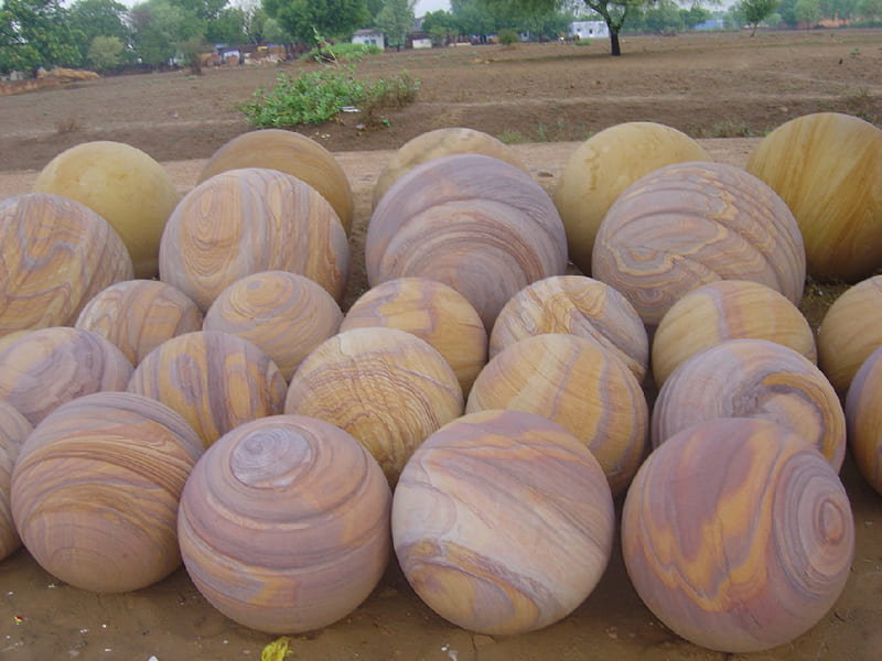 rainbow-sandstone-ball-decorative-natural-stone-articles