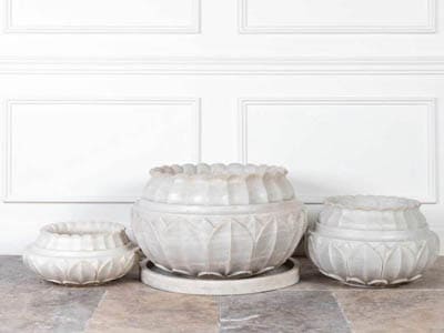 white-indian-marble-flower-pot-carved-articles-exporter-supplier-manufacturer